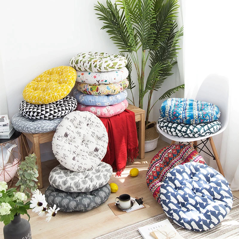 Cotton Cushion Round